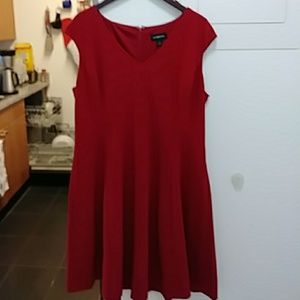 red size 18 liz claiborne dress